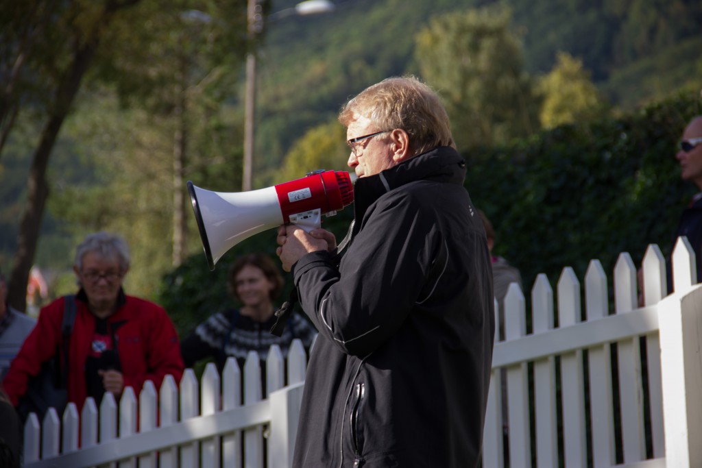 Knut Henning Grepstad var guide under bygdevandringa